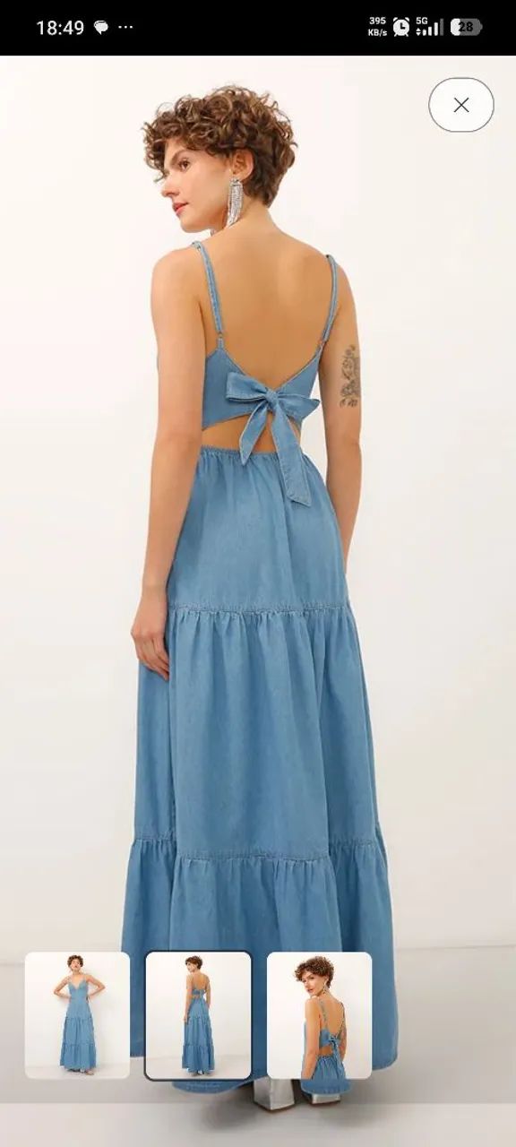 Vestido Jeans - Foto 4