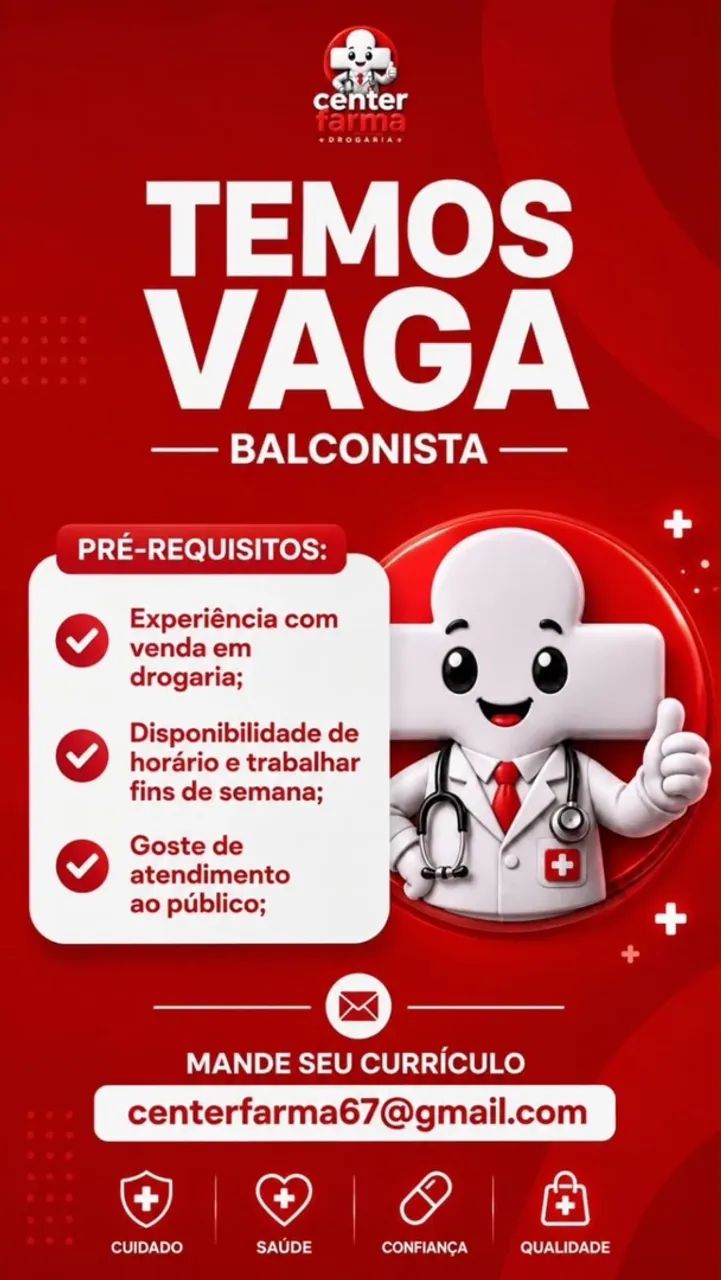 Vaga de emprego 