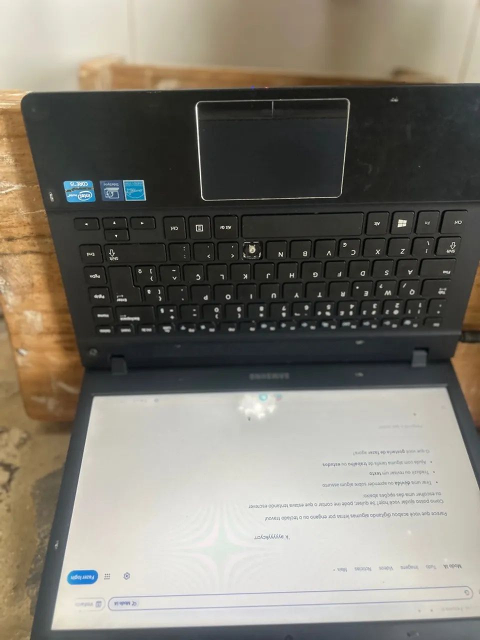 2 laptop usados funcionando 