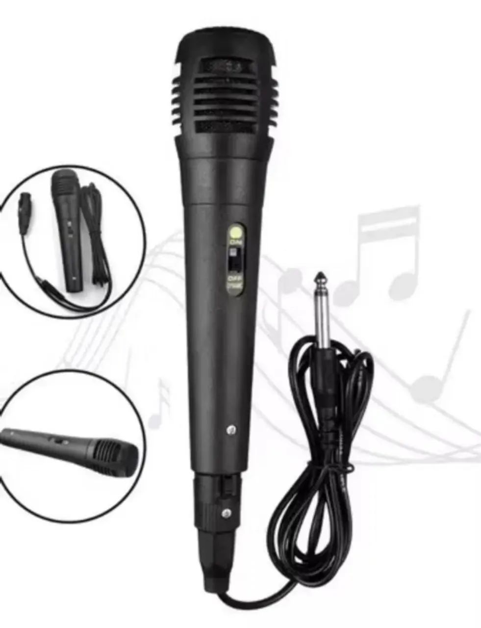 Microfone Dinâmico Profissional Com Fio Igreja Palestra e Eventos - Novo