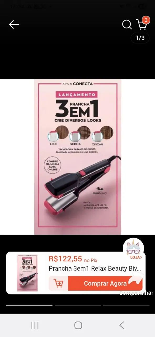 Prancha para cabelo. - Foto 3