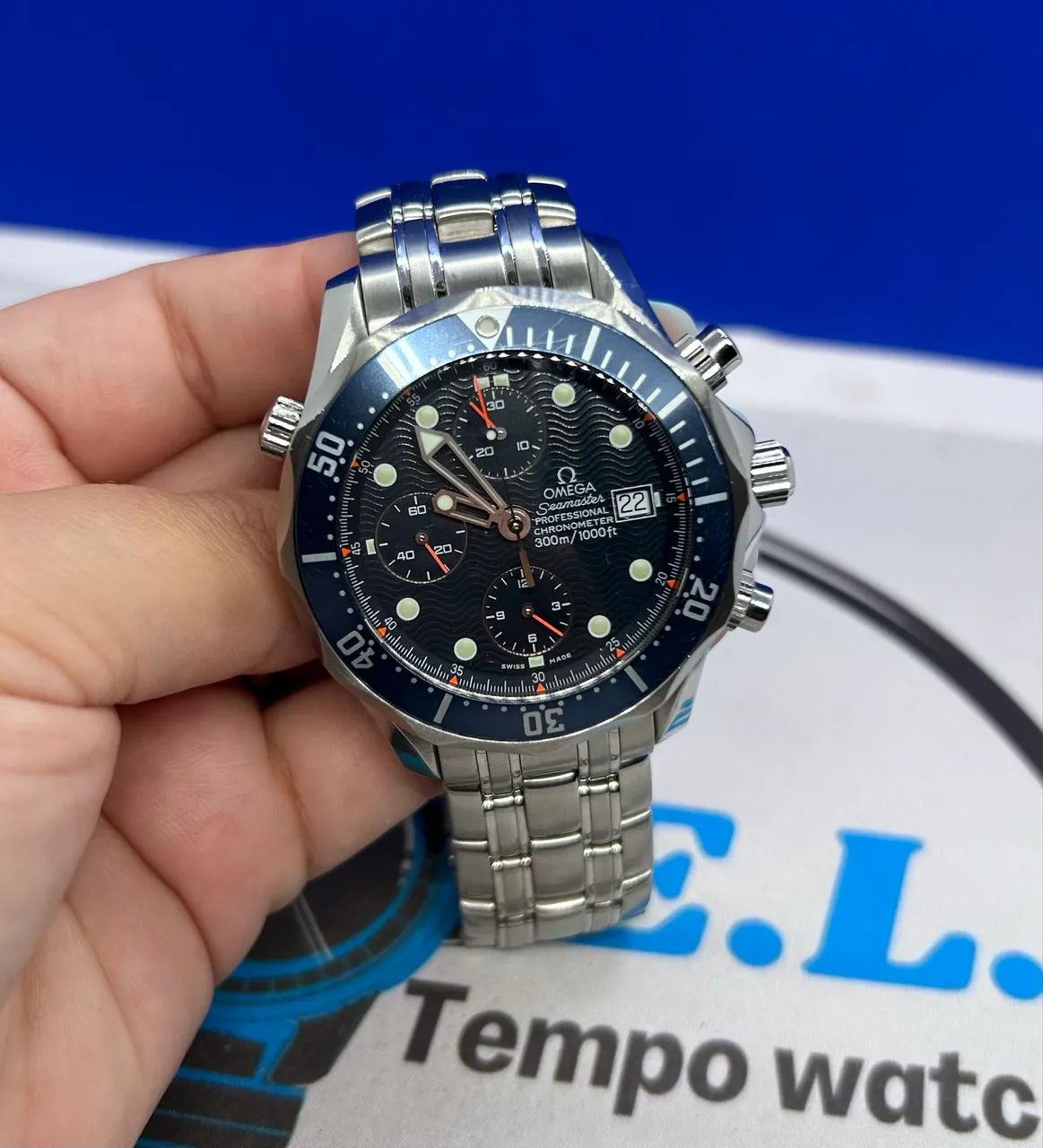 Relógio Omega Seamaster automático crono  - Foto 3