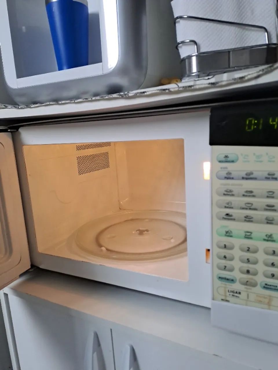 Micro-ondas Electrolux branco 28 litros  - Foto 3
