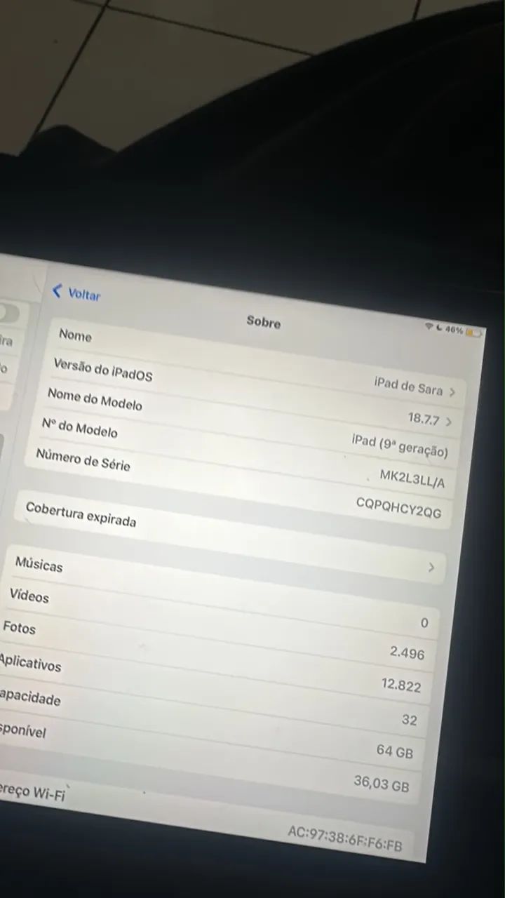 iPadOS 9a geração - Foto 5