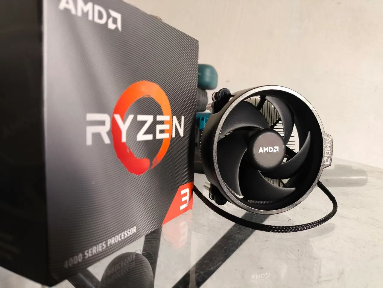 Processador AMD Ryzen 3 4100 - Impecável (8 Meses de Uso) + Caixa e Cooler - Foto 2