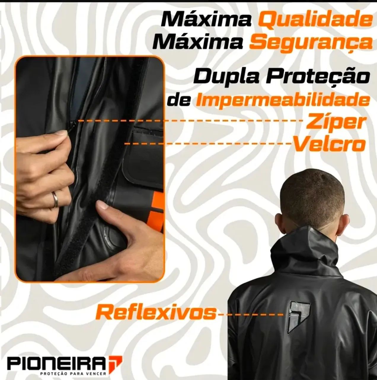 Capa de chuva Pioneira completa  - Foto 3