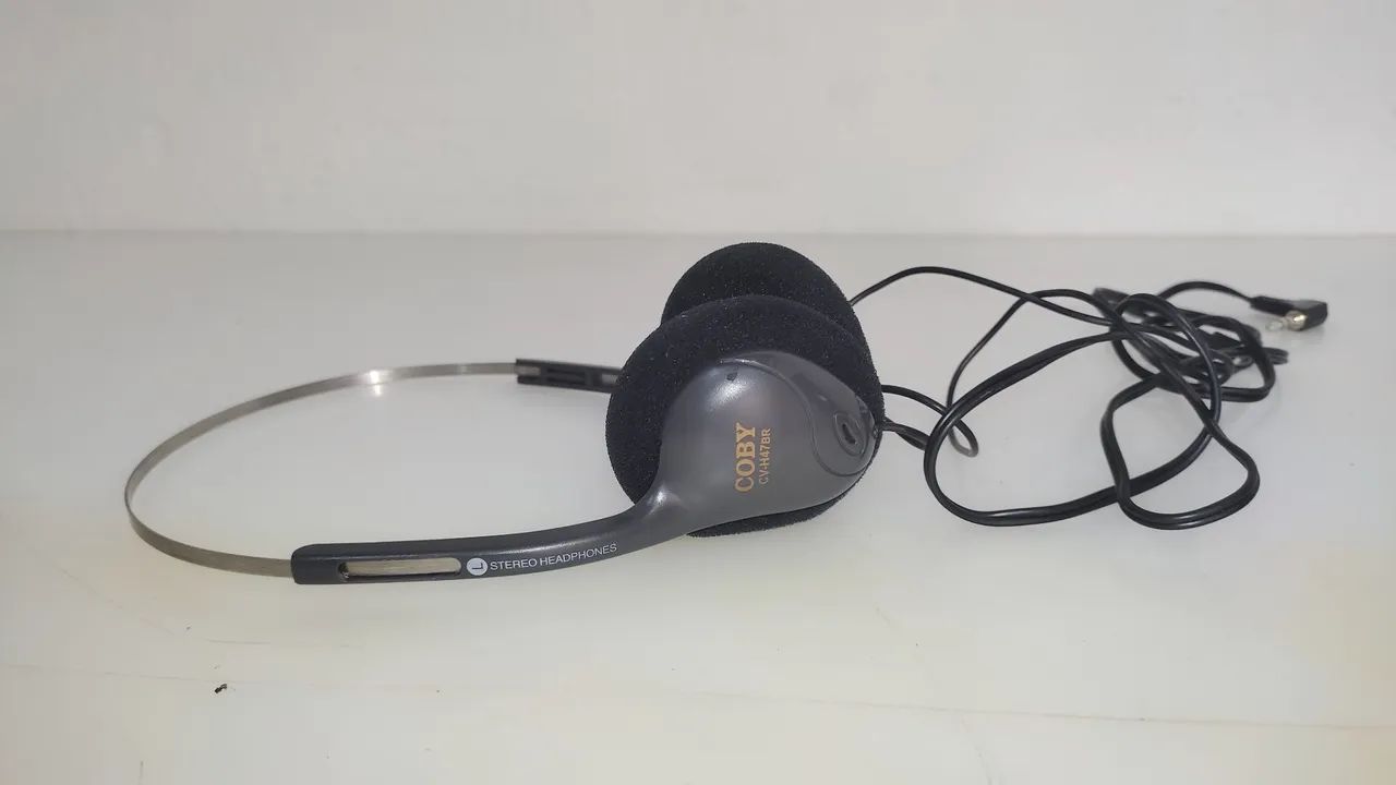 fone de ouvido de arco walkman discman coby - Foto 2