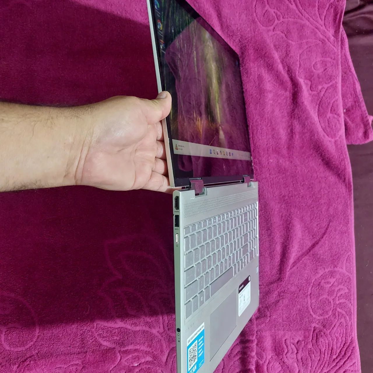 NOTEBOOK HP ENVY X360 I7 OITAVA GERAÇÃO  - Foto 4