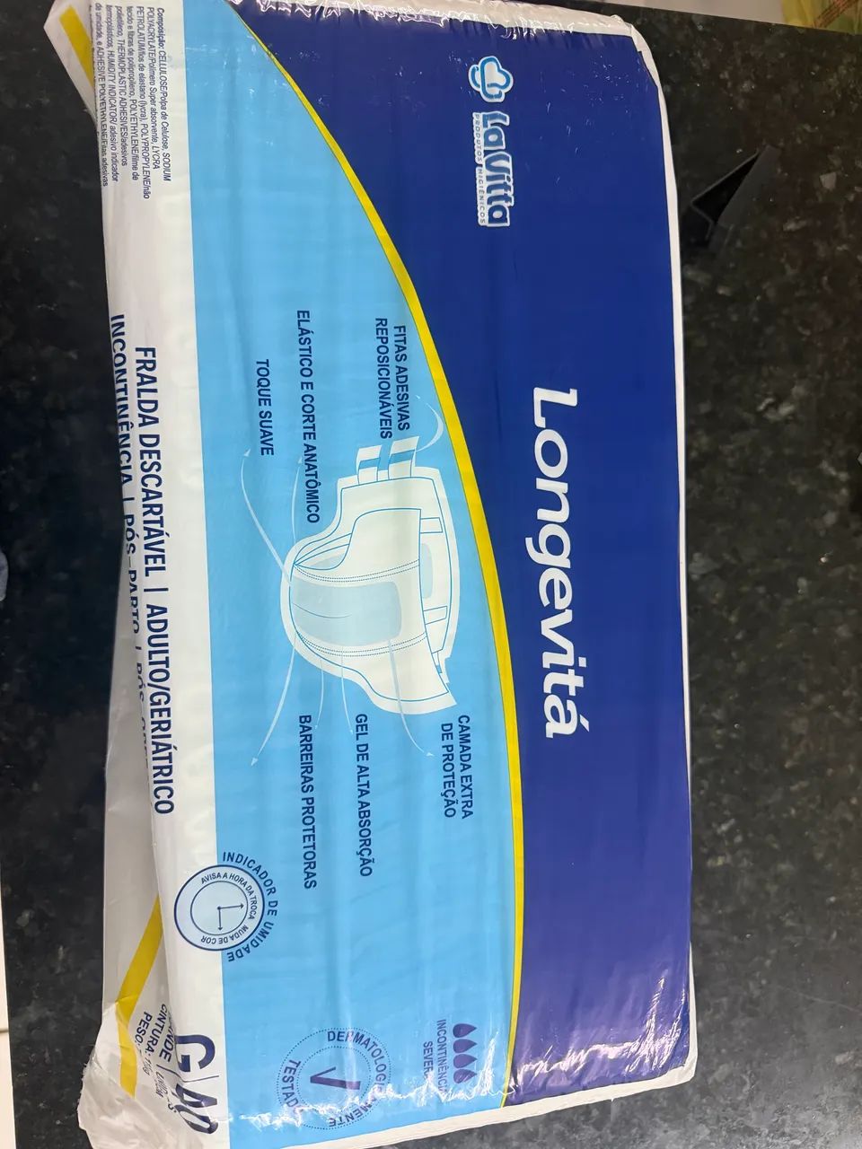 Fraldas geriátricas 