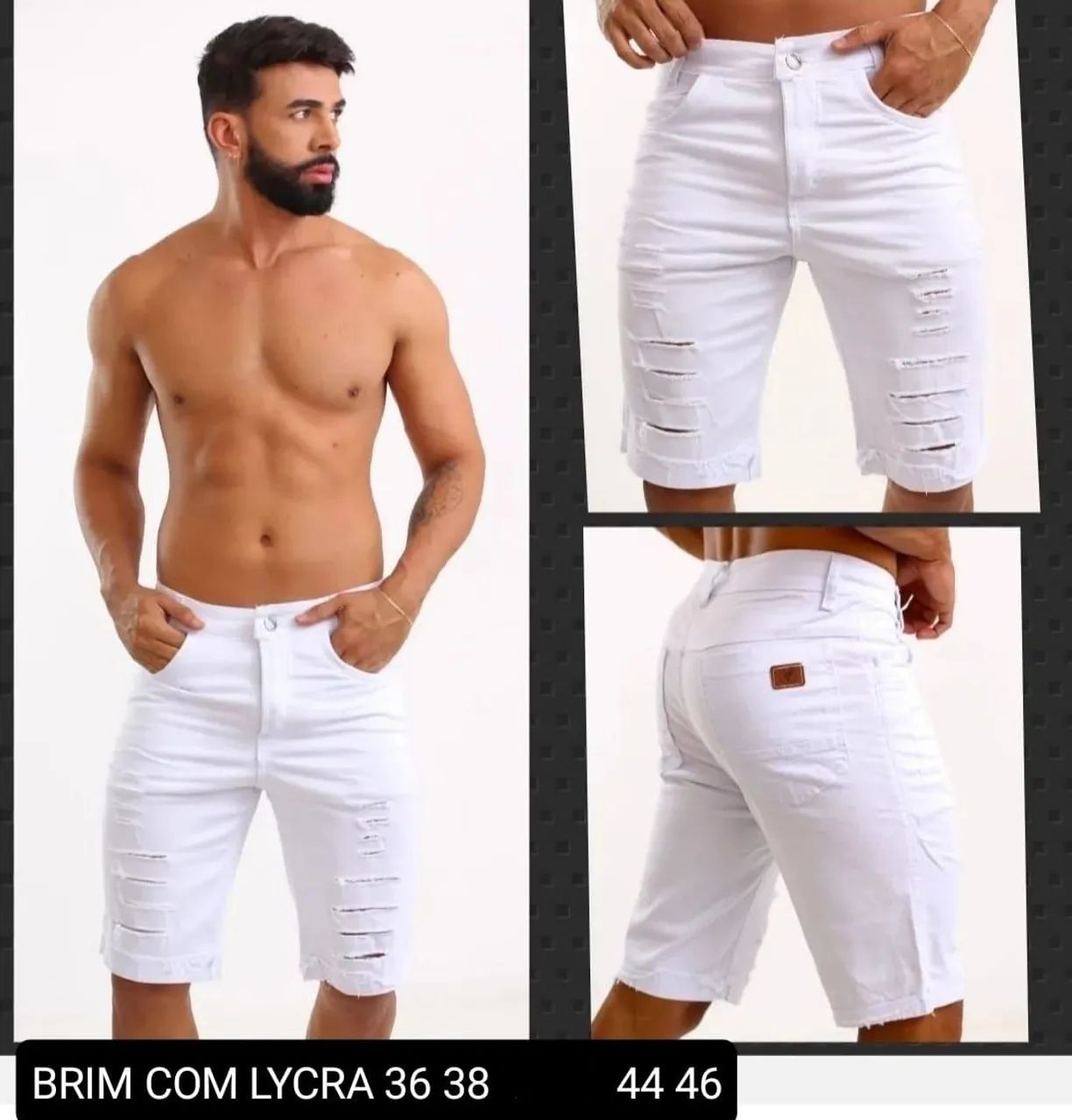 Bermudas Jeans e Brim - Foto 2