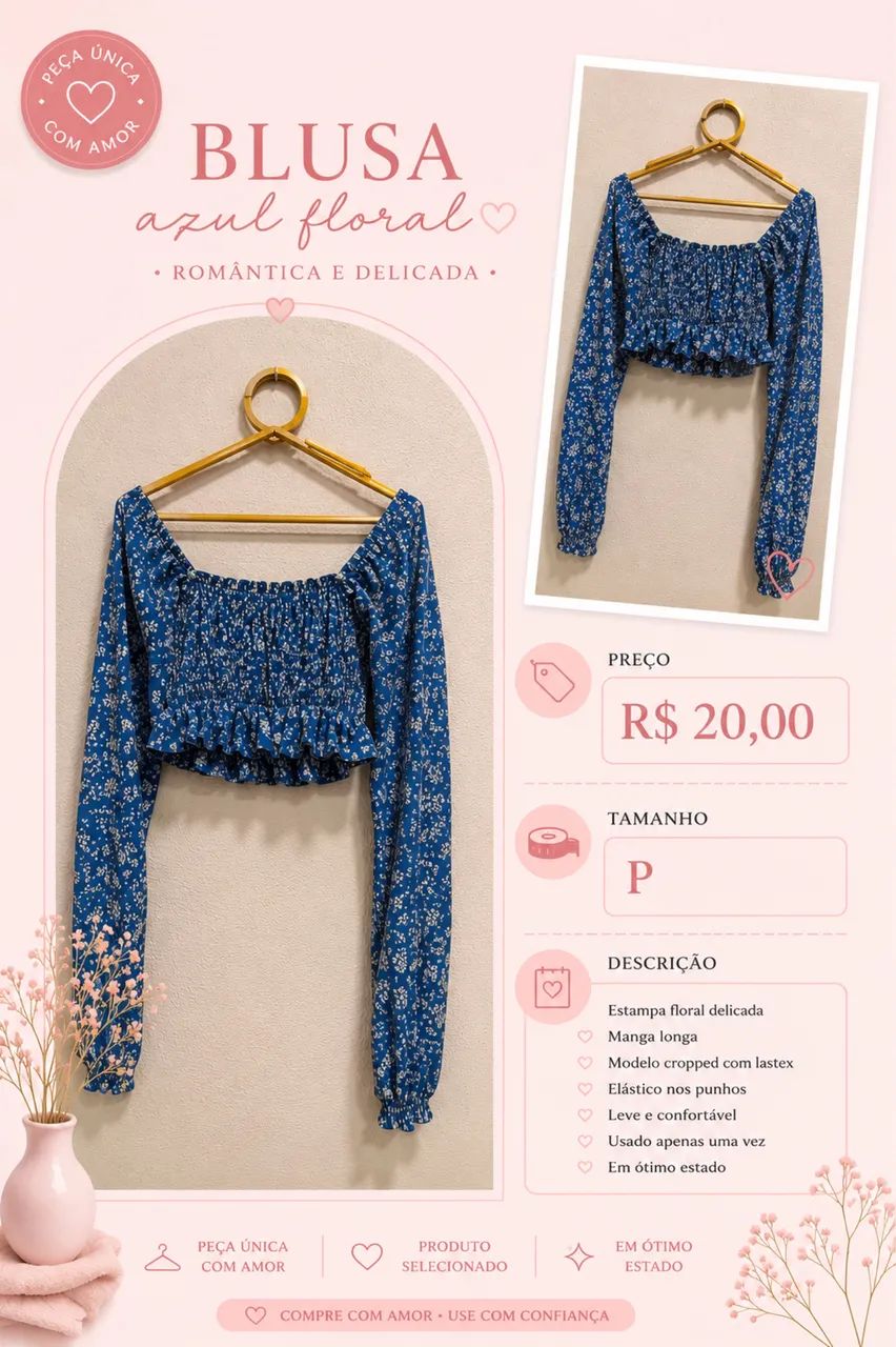 Blusa feminina 