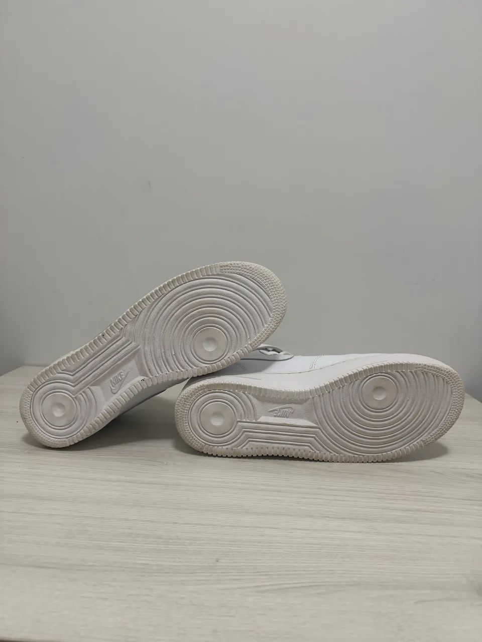 Tênis Nike Air Force 1 Mid Branco Masculino - Foto 5