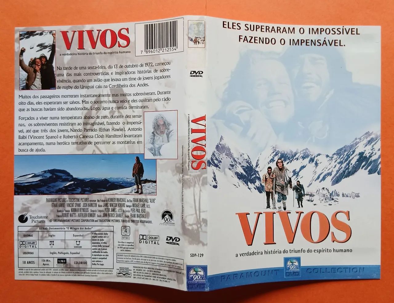Dvd Vivos - Alive (1a. Edição - Legendado) - Foto 3