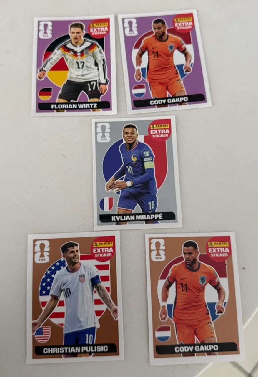 Figurinhas extra original panini 2026 legend 