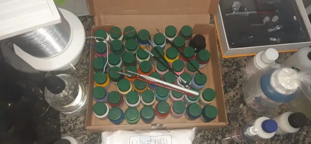 Kit Impressora 3d Elegoo Mars 5 Ultra E Wash Cure Anycubic - Preto (Usado) - Foto 3