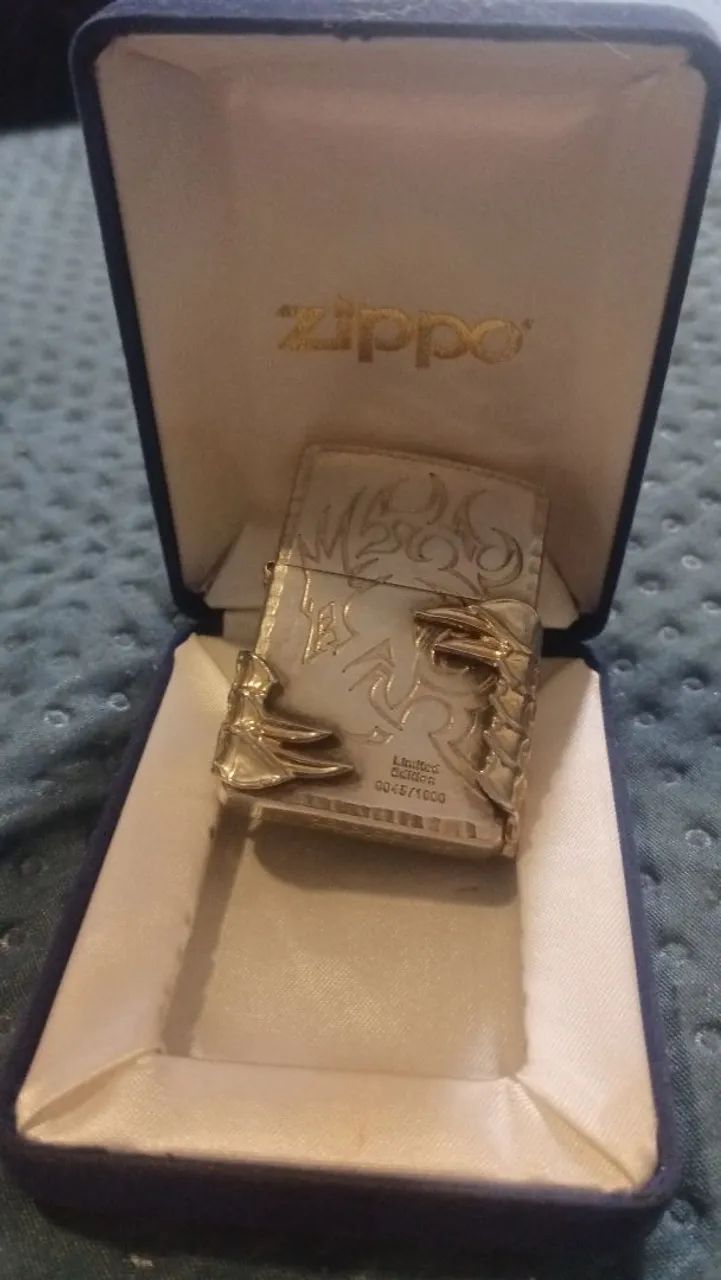 Isqueiro Zippo com edição limitada 00 45/1000 - Foto 4