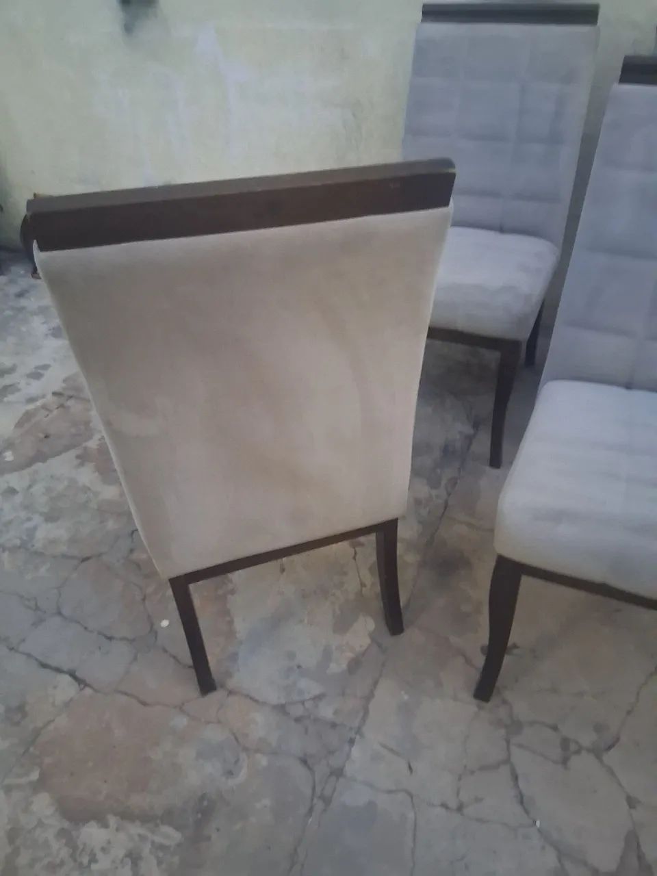 Vendo conjunto de cadeiras estofadas  - Foto 3