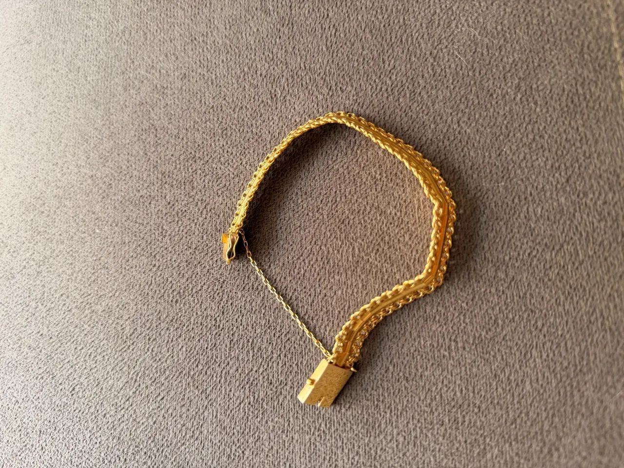 Pulseira em ouro 18k maciça nova! - Foto 4