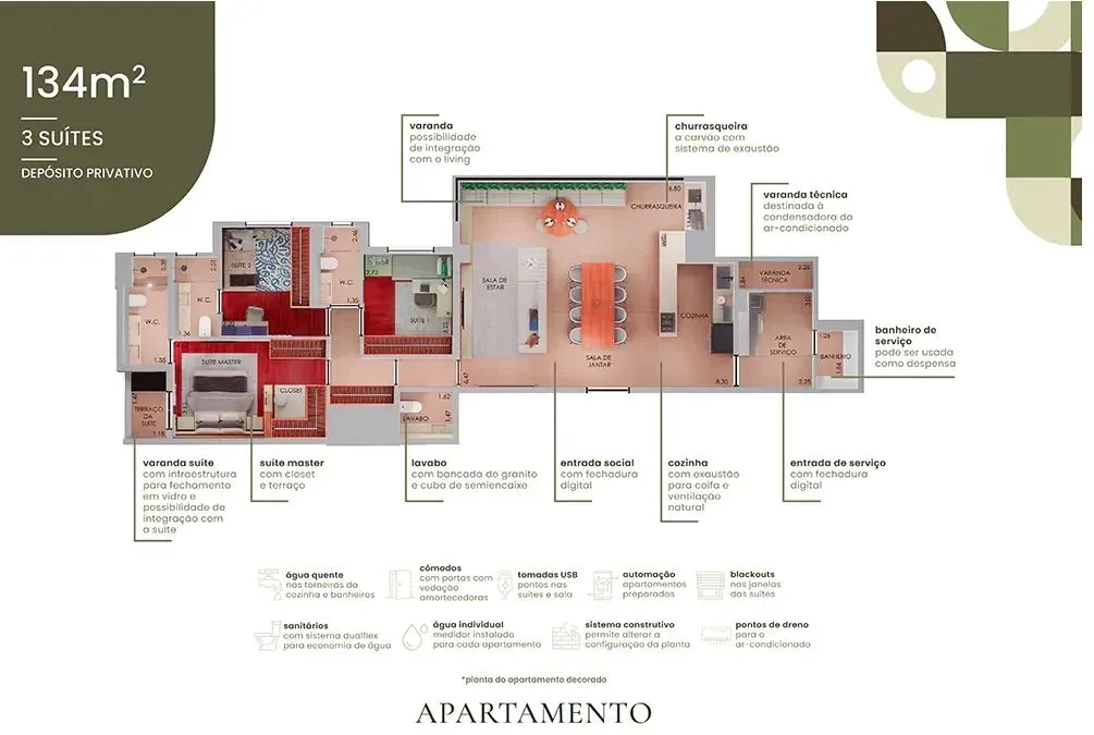 PLANTA 134m²
