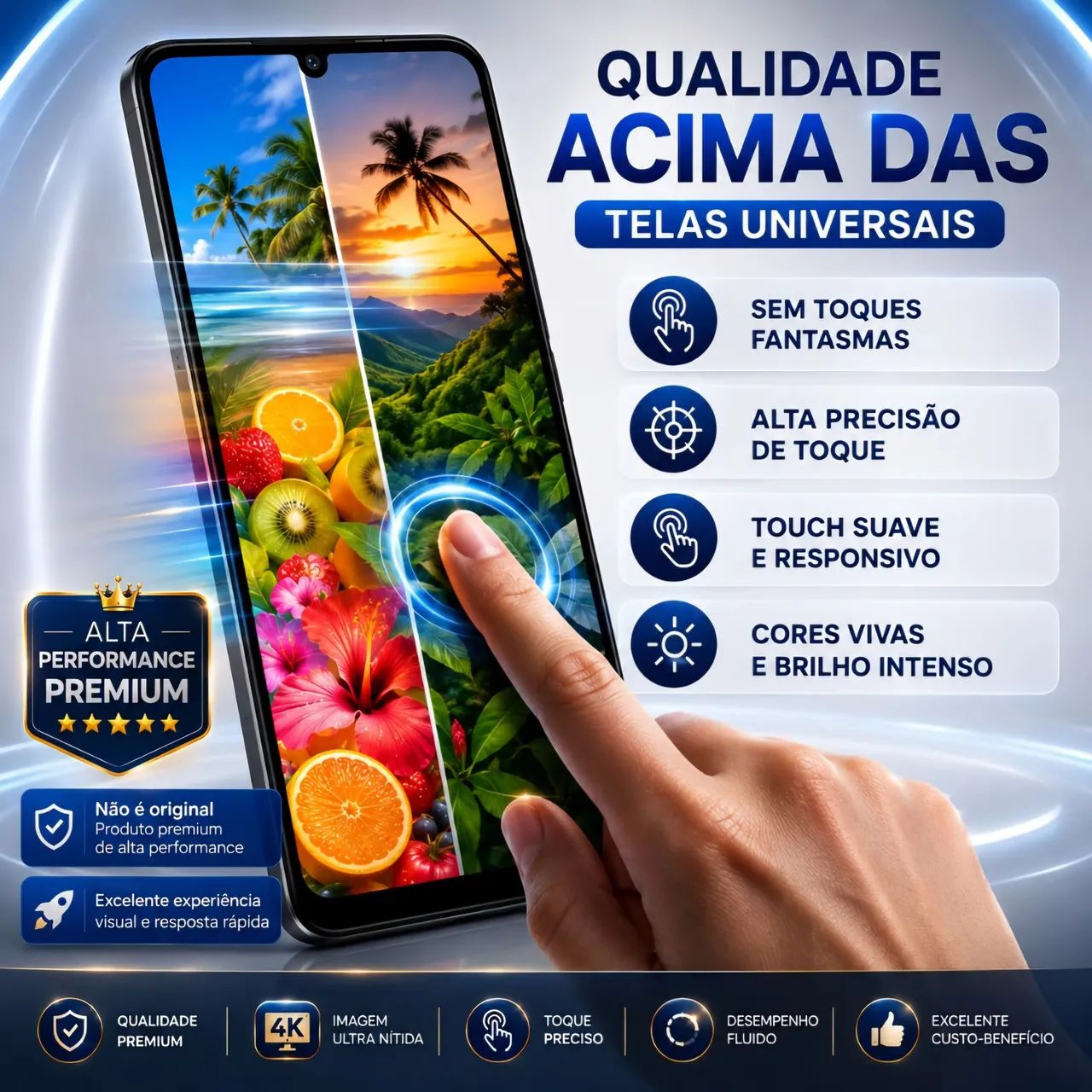 Tela Frontal Touch Display Samsung Galaxy A06 4G com Aro - Cores Vivas e Encaixe Preciso - Foto 5