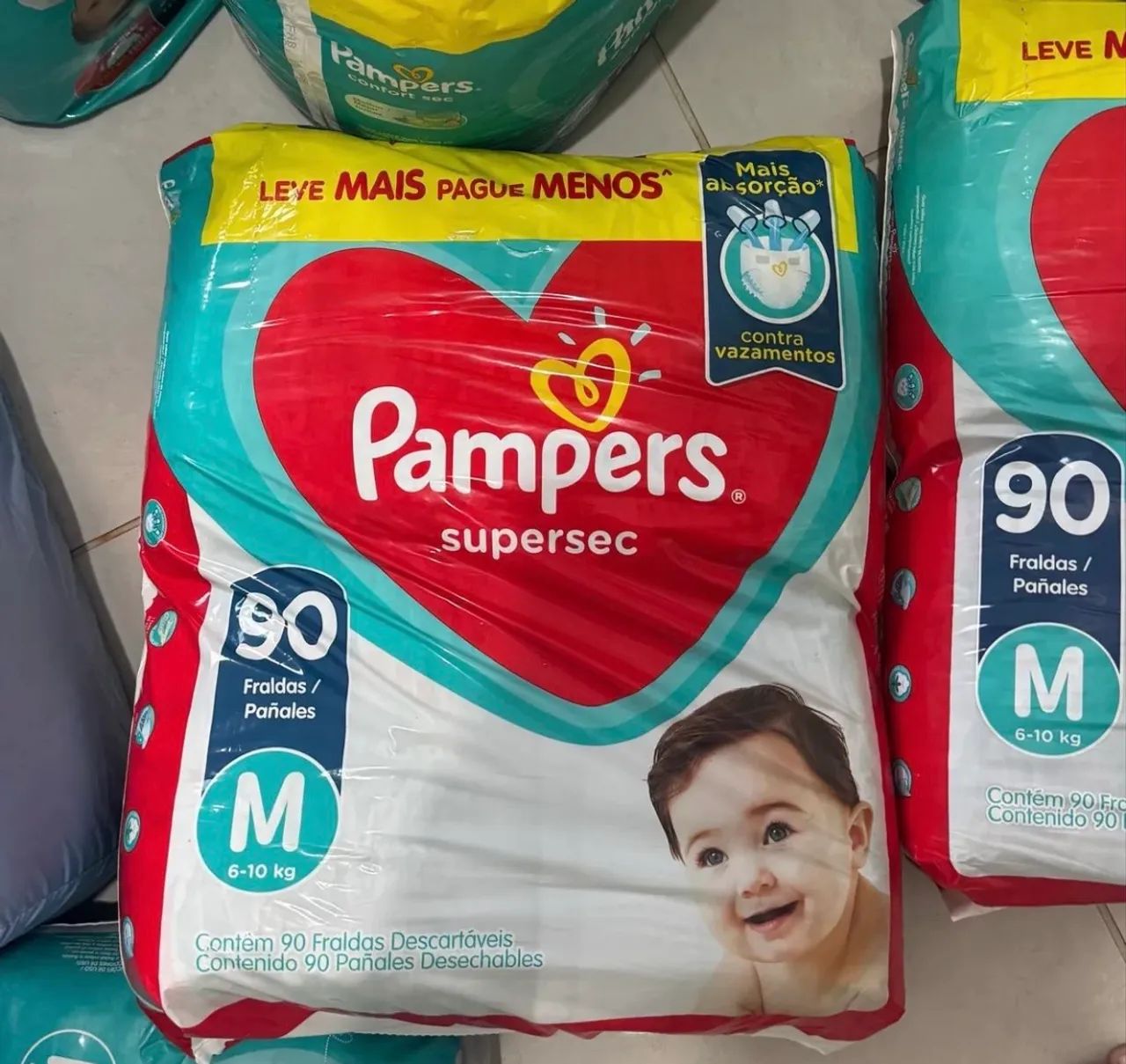 Fraldas Pampers e Huggies M e G - Foto 2