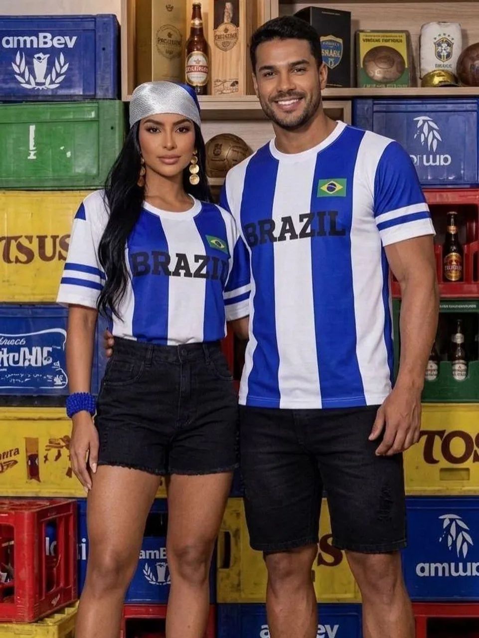 KIT CASAL SELEÇÃO BRASILEIRA  - Foto 4