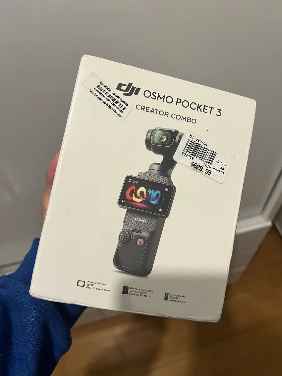 DJI OSMO POCKET 3 CREATOR COMBO nova da USA