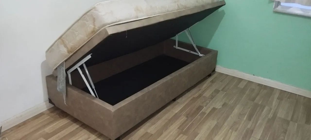 Cama box solteiro 