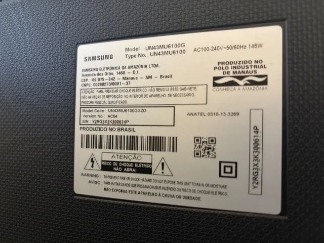 Smart TV Samsung 43" 4K (UN43MU6100G) - Foto 4