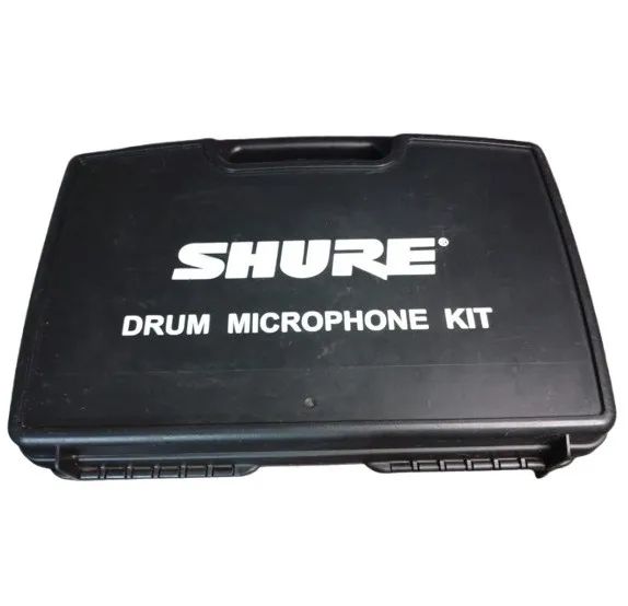 Kit Microfones Shure PG Drum Mic Kit - PG52 e 3 PG56 - Maleta Original - 2002 - Raríssimo - Foto 2