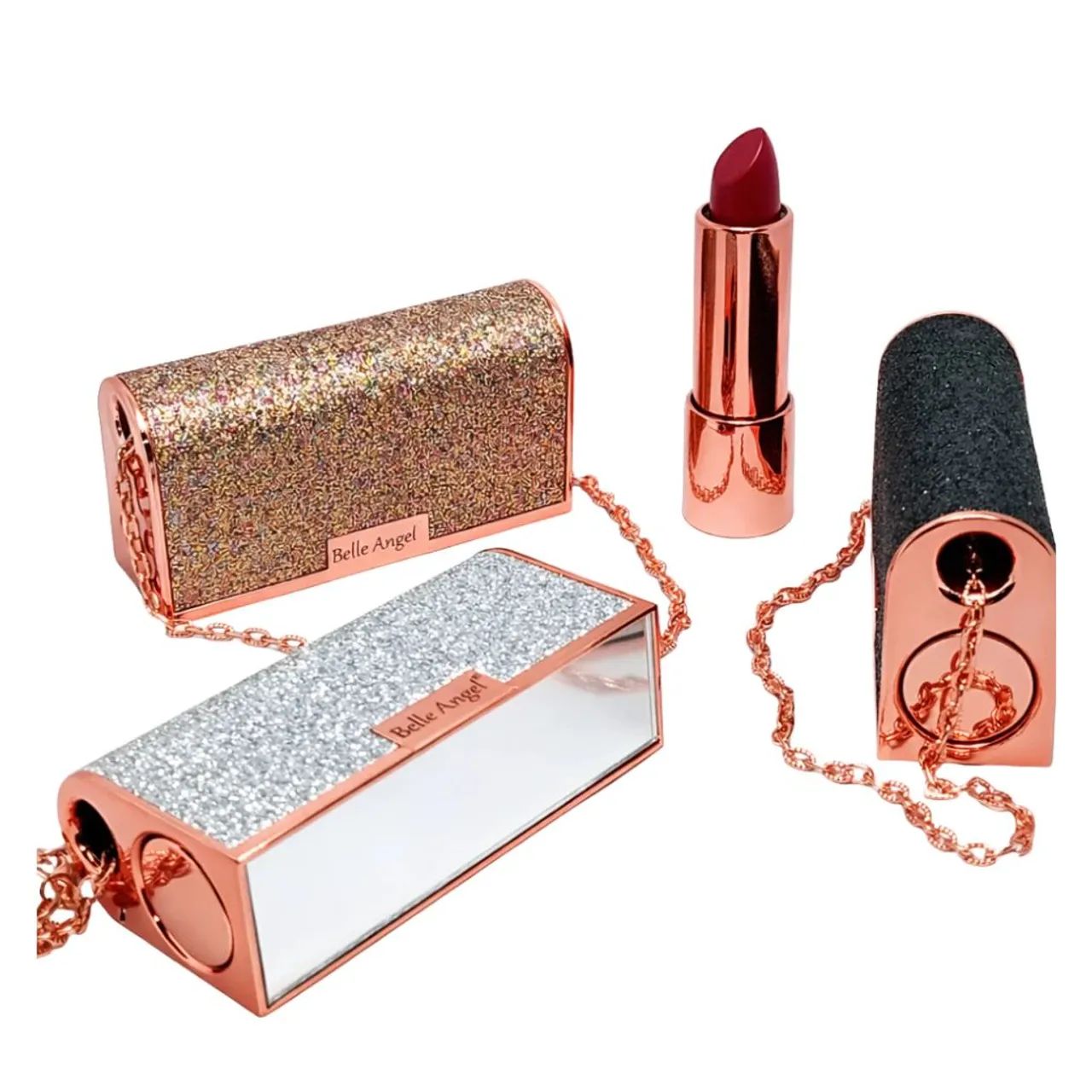 Batom Bolsa Lipstick Matte Belle Angel - Foto 6