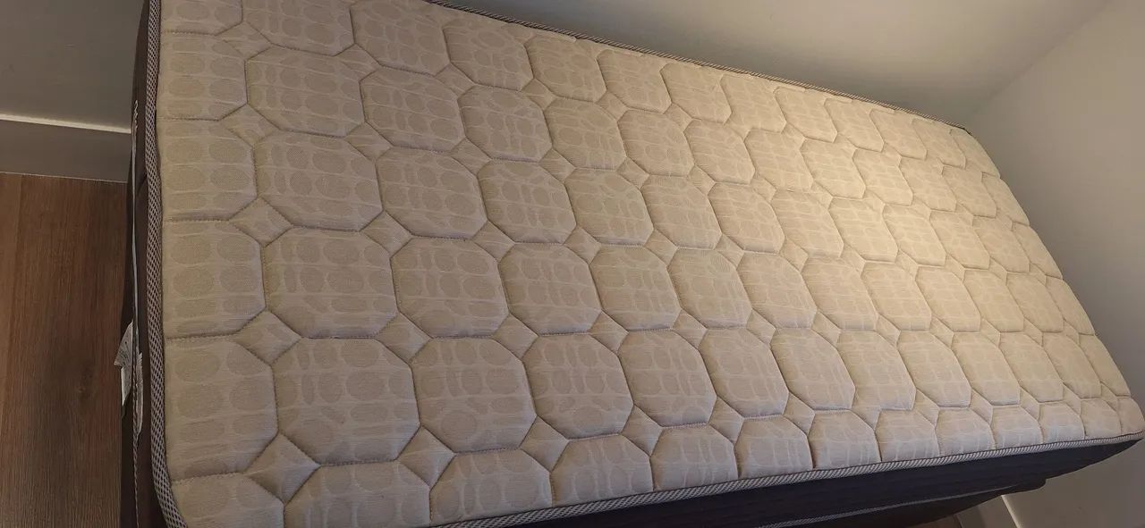 Cama solteiro, box baú em corino - Foto 2