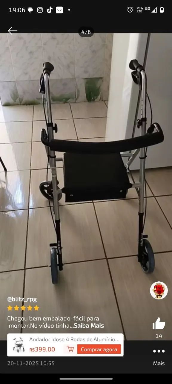 Andador para idoso