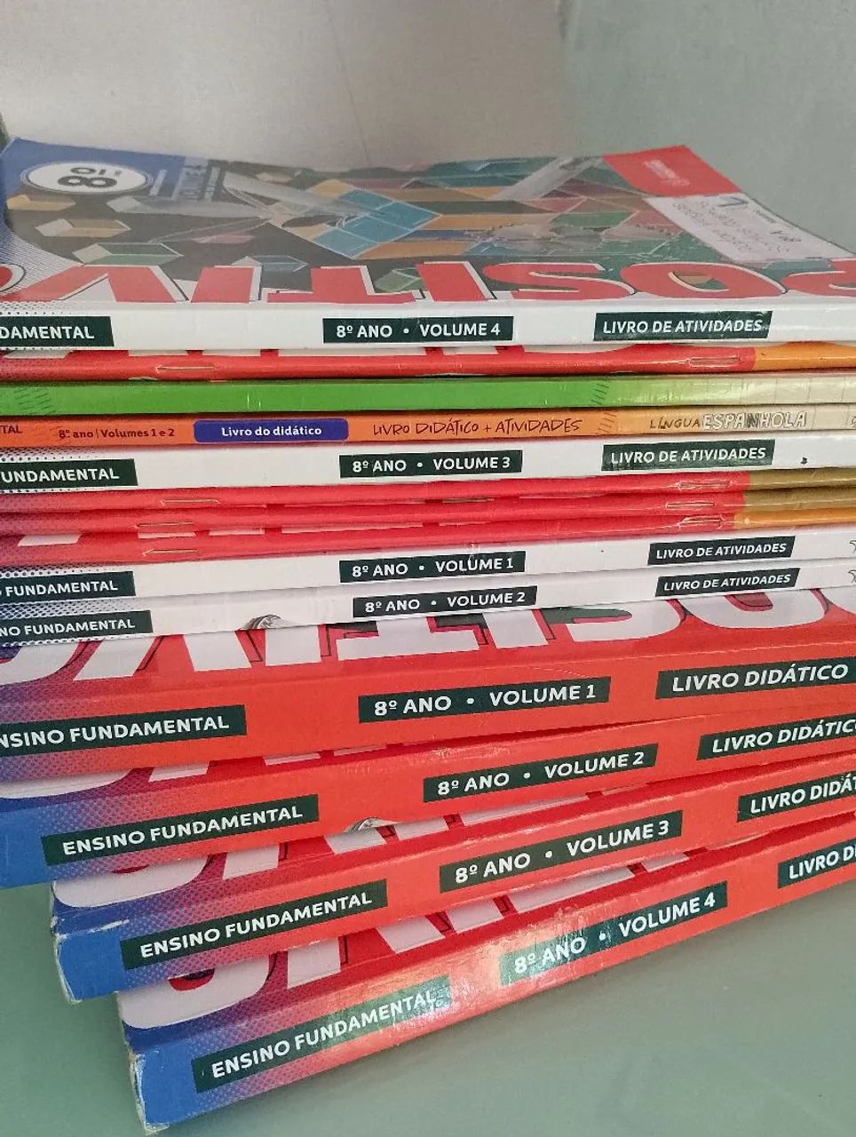 Livros positivo 8° ano 