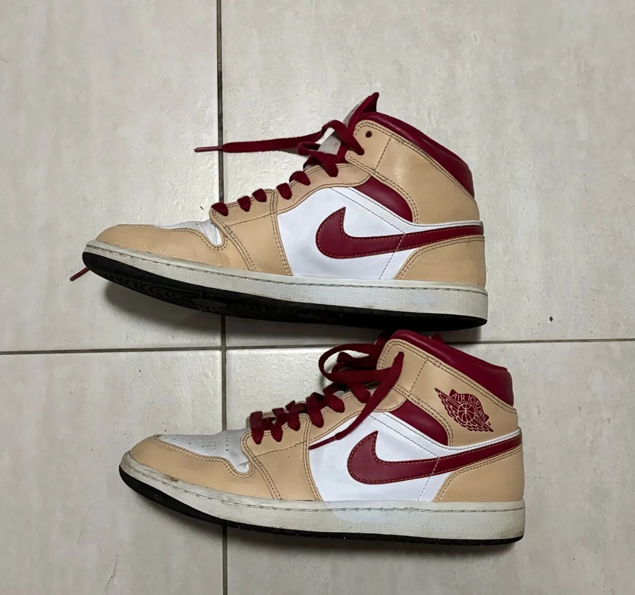 Air jordan 1 light curry tamanho 42