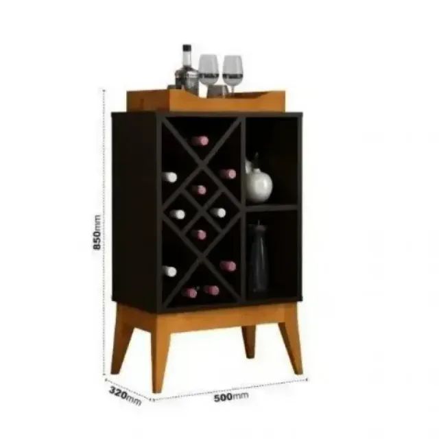 Bar Adega 50cm Bali Cedro  - Foto 3