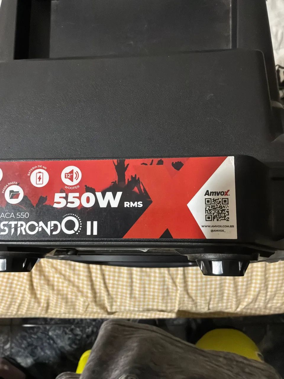 caixa amvox strond 550 apenas testada - Foto 3
