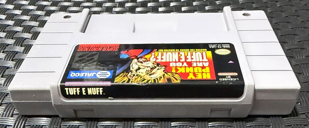 Tuff E Nuff SNES Original + Caixa Repro | Jaleco | Testado e Funcionando - Foto 4