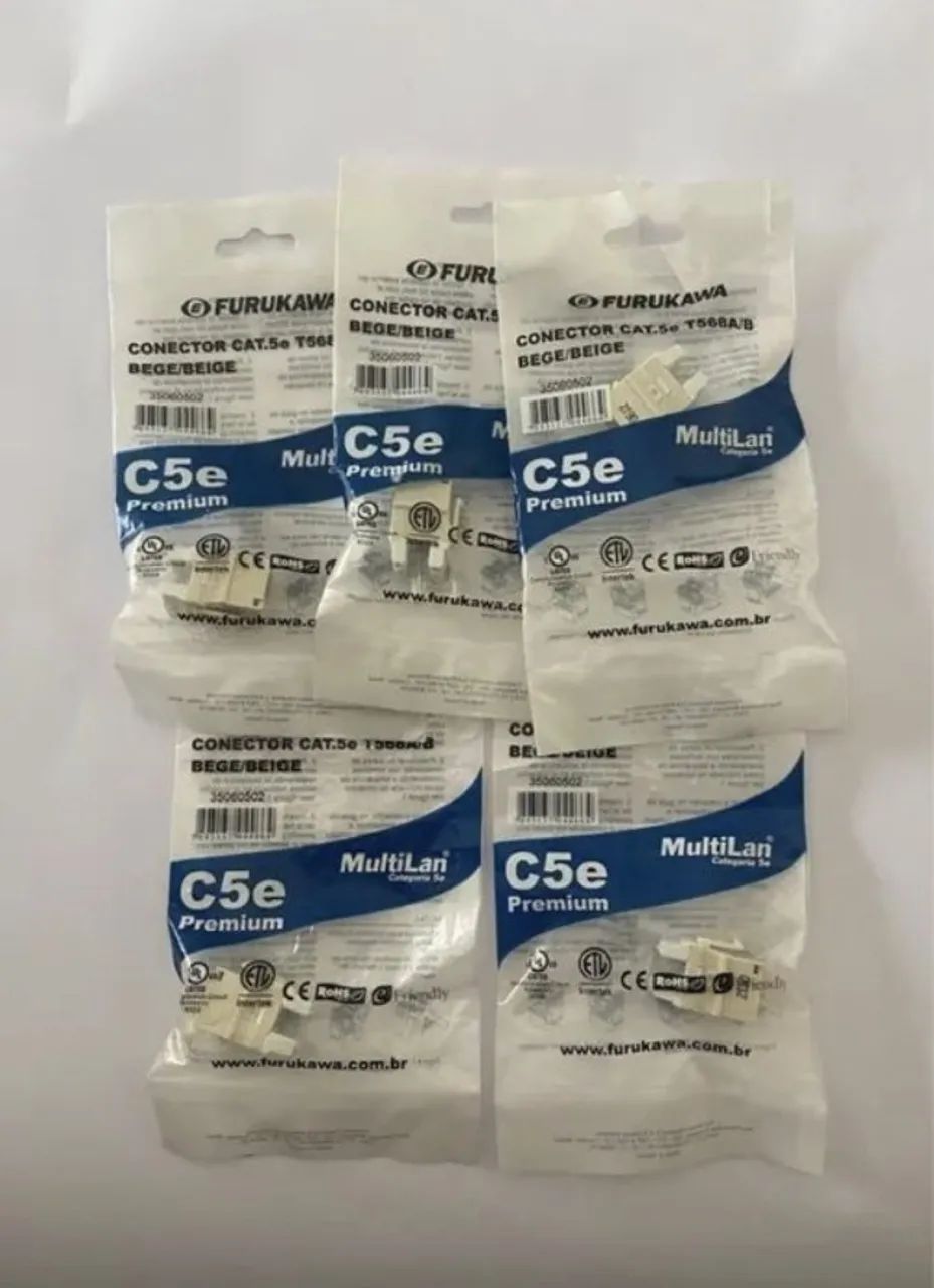 Keystone Cat5e Furukawa RJ 45 - 30 unidades - Foto 2