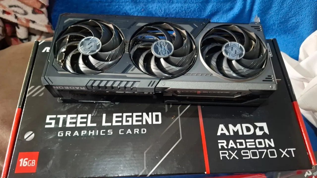 Rx 9070xt ASRock steel legend dark