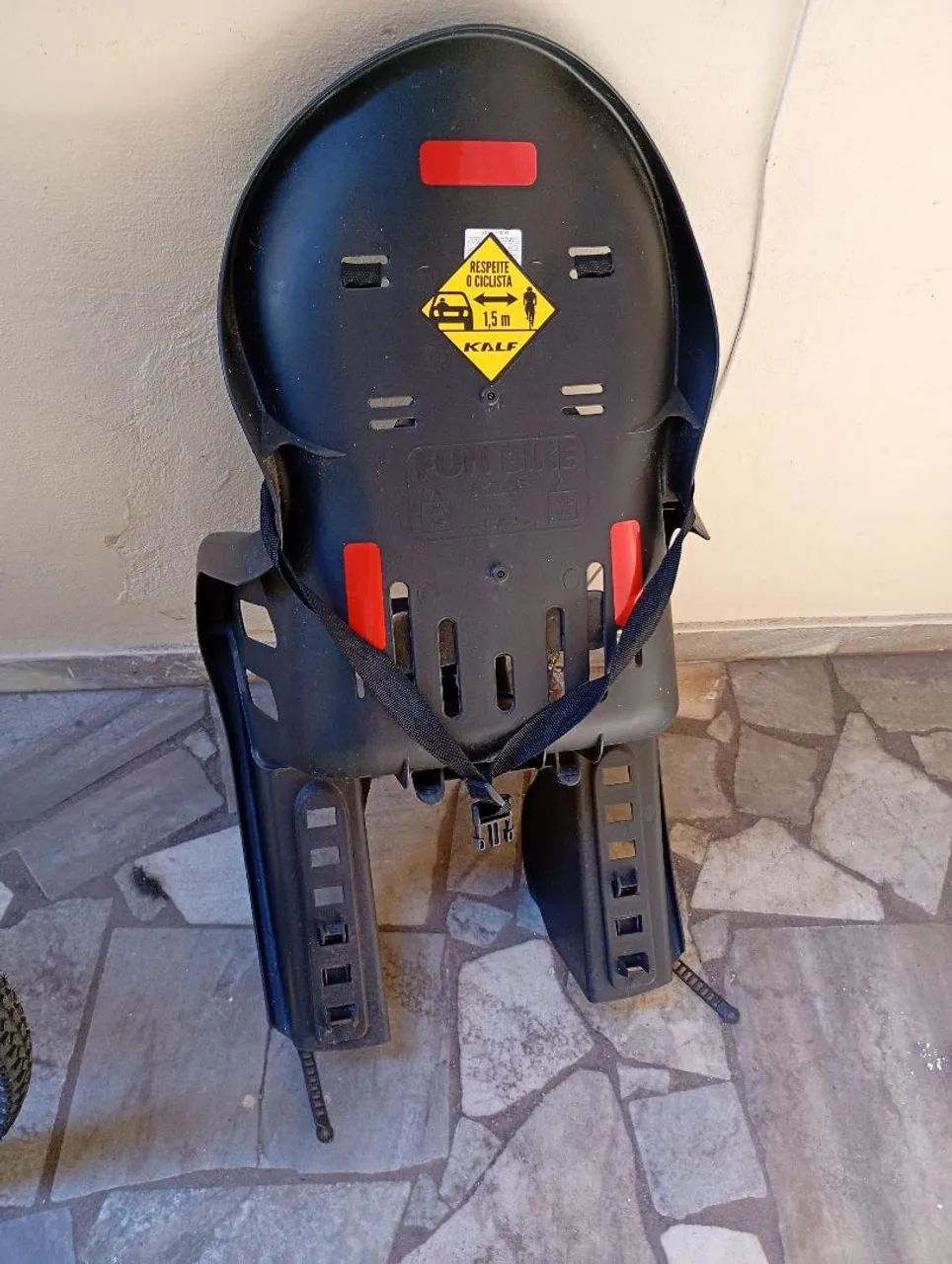Cadeirinha para bicicleta com bagageiro e suporte. - Foto 2