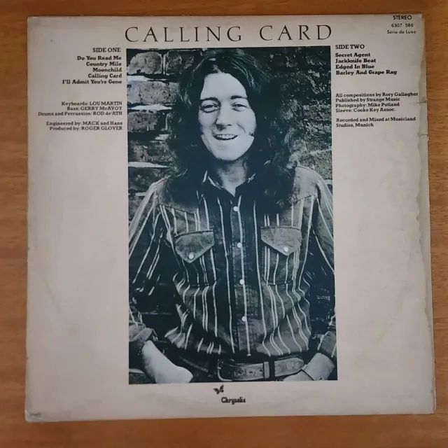 Lp Vinil Rory Gallagher Calling Card 1976 - CDs, DVDs etc - Ouro