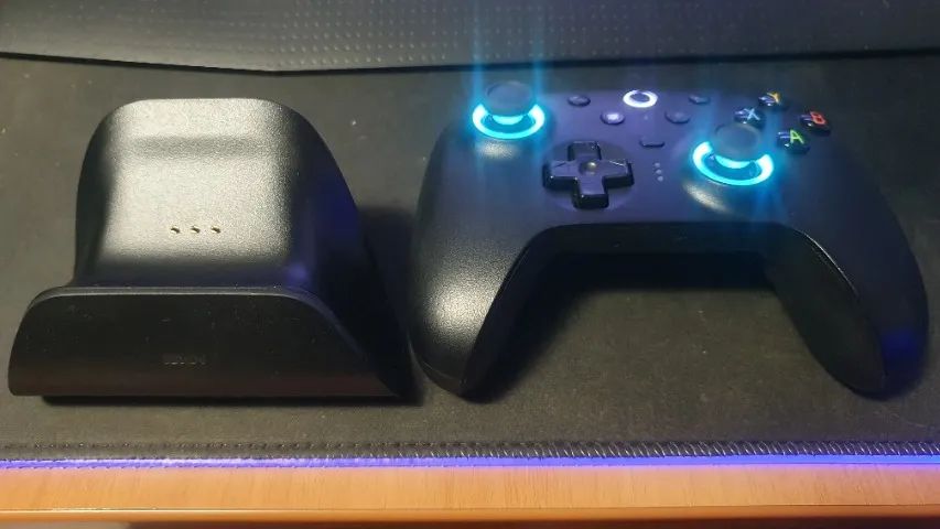Controle Wireless 8 BitDo Ultimate 2, Efeito Hall, 2.4G, com Dock, p/ PC e Android, Preto - Foto 3