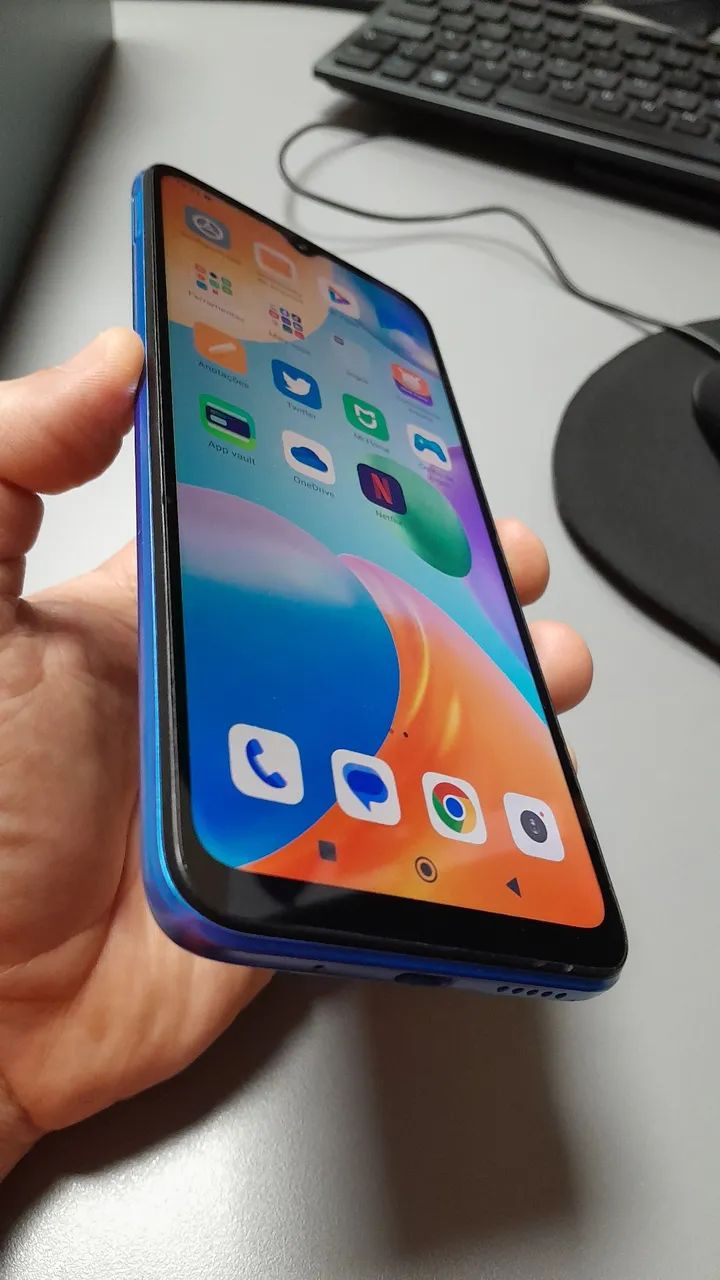Redmi 10C 128GB - Carregador turbo - Foto 3