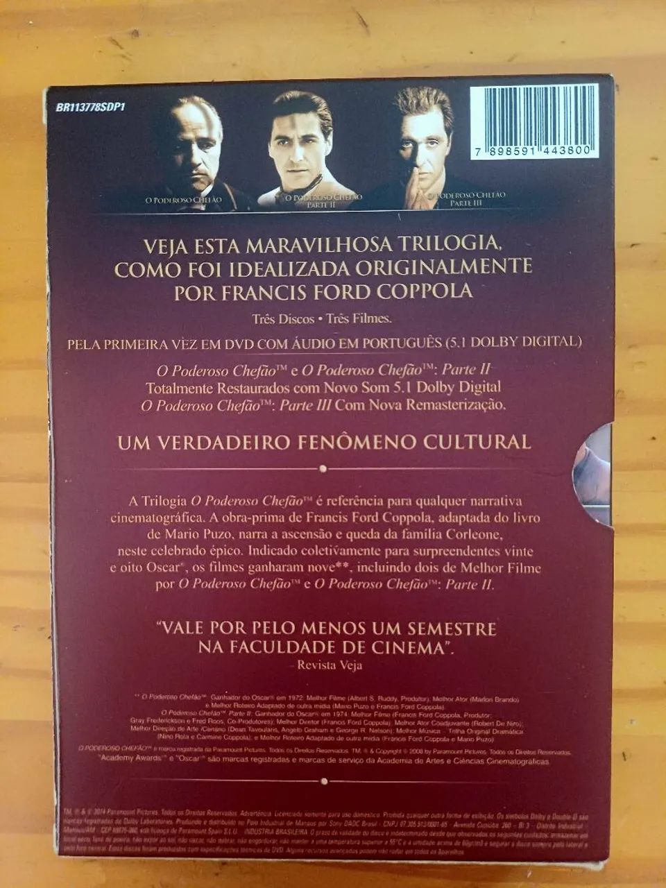 Triologia DVD: O Poderoso Chefão - The Coppola Restoration - Foto 2