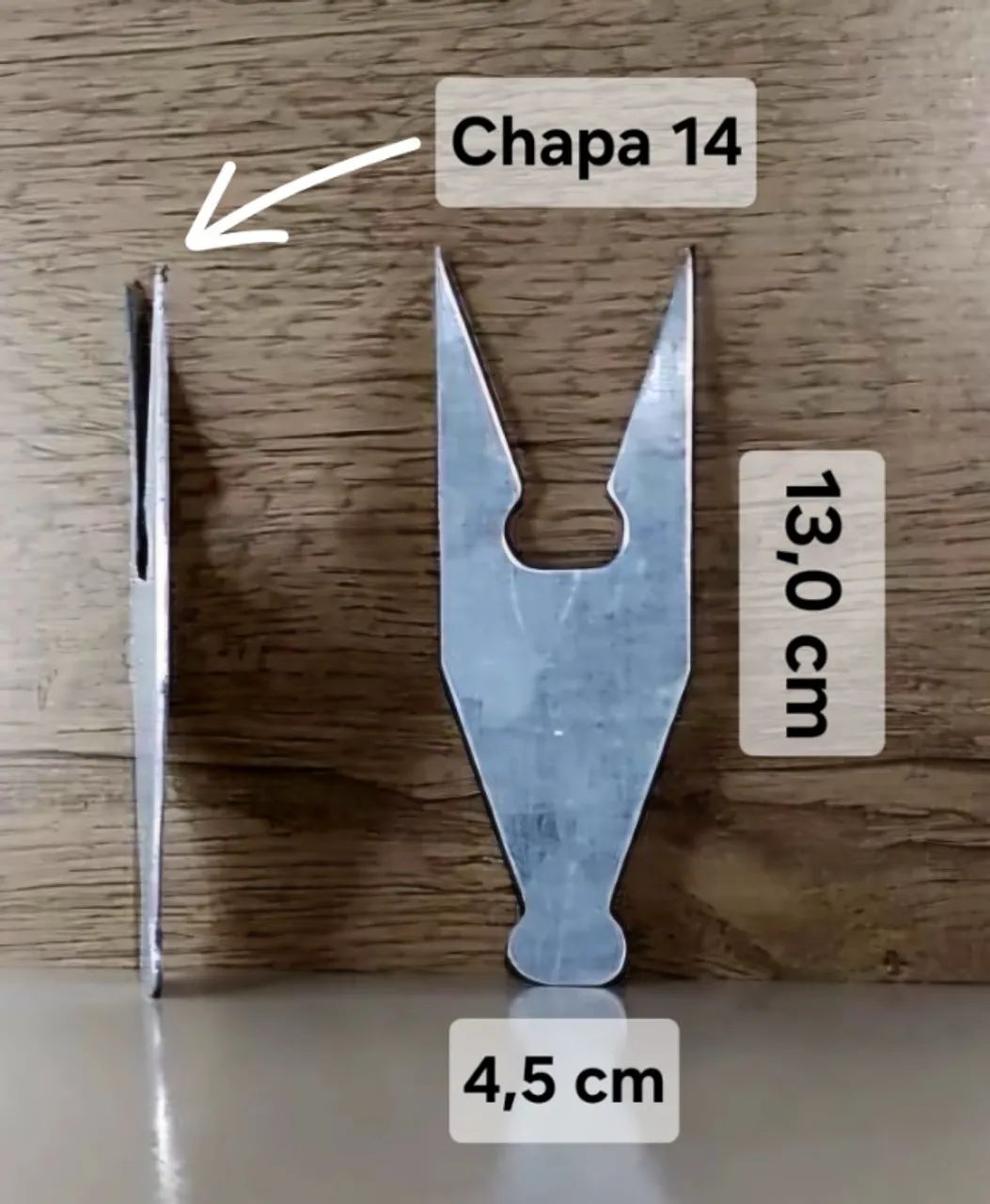 Grampos galvanizados para muros