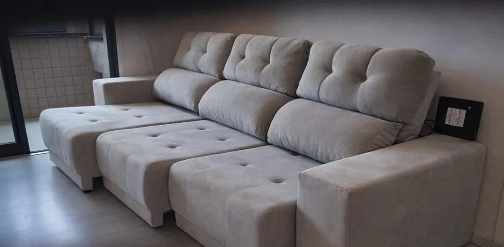 SOFA RETRATIL RECLINÁVEL 2.70 NOVO DE FABRICA 
