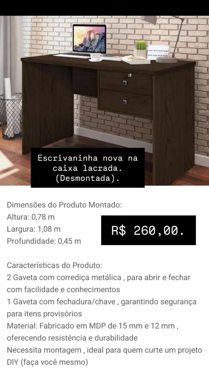 Escrivaninha nova - Foto 3