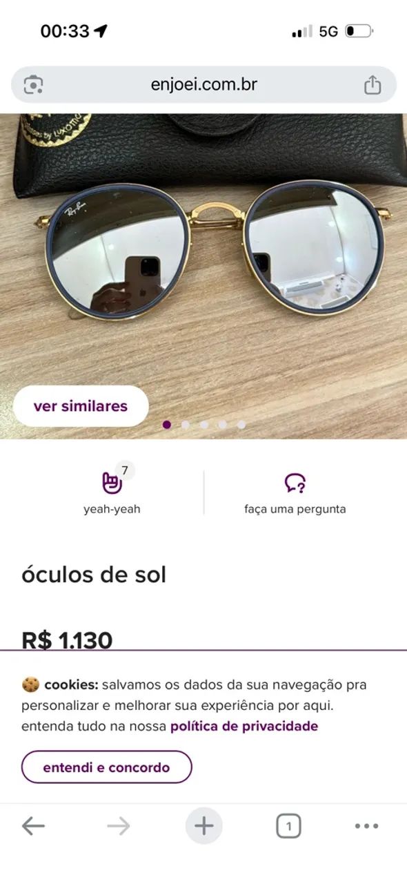 Óculos ray ban original  - Foto 2