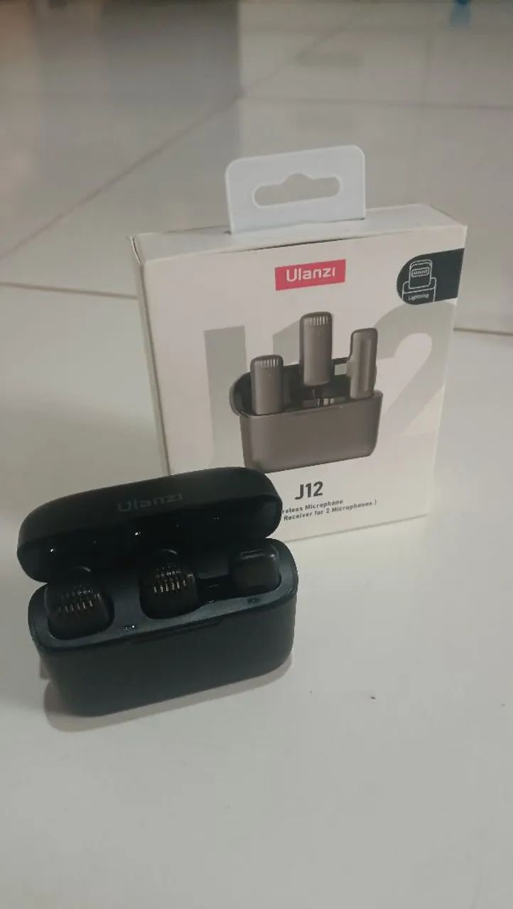 Microfone lapela sem fio para Iphone